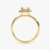 Asscher Halo Moissanite Engagement Ring (1.00 CT)