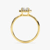 Radiant Halo Moissanite Engagement Ring (1.00 CT)