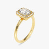 Radiant Halo Moissanite Engagement Ring (1.00 CT)