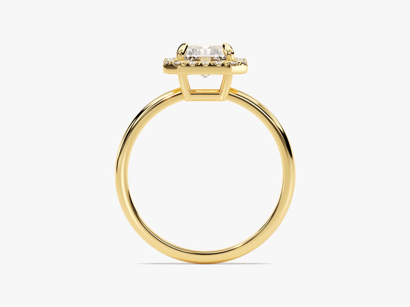 Radiant Halo Moissanite Engagement Ring (1.50 CT)