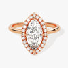 Marquise Halo Moissanite Engagement Ring (1.50 CT)