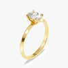 Knife Edge Oval Moissanite Engagement Ring (1.00 CT)