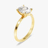 Knife Edge Oval Moissanite Engagement Ring (2.00 CT)