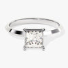 Knife Edge Princess Moissanite Engagement Ring (1.00 CT)