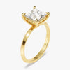 Knife Edge Princess Moissanite Engagement Ring (2.00 CT)