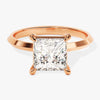 Knife Edge Princess Moissanite Engagement Ring (2.00 CT)
