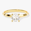 Knife Edge Cushion Moissanite Engagement Ring (1.00 CT)