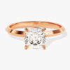 Knife Edge Cushion Moissanite Engagement Ring (1.50 CT)