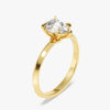 Knife Edge Pear Moissanite Engagement Ring (1.50 CT)