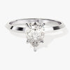 Knife Edge Pear Moissanite Engagement Ring (1.50 CT)