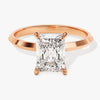Knife Edge Radiant Moissanite Engagement Ring (2.00 CT)