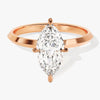 Knife Edge Marquise Moissanite Engagement Ring (1.50 CT)