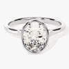 Bezel Oval Moissanite Engagement Ring (2.00 CT)