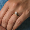 0.85ct Oval Cut Solitaire Style Moissanite Diamond Engagement Ring