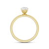 2.0 - 4.0 CT Pear CVD Diamond Solitaire Engagement Ring