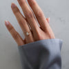 1.0CT-2.0CT Oval Cut Moissanite Unique Diamond Engagement Ring