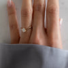 1.0CT-2.0CT Oval Cut Moissanite Unique Diamond Engagement Ring