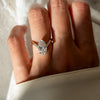 1.50CT-2.50CT Elongated Oval Cut Moissanite Pave Diamond Eve Engagement Ring
