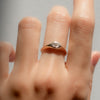 0.25CT-1.0CT Bezel Marquise Cut Moissanite Diamond Engagement Ring