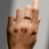 0.25CT-1.0CT Bezel Marquise Cut Moissanite Diamond Engagement Ring