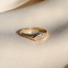 0.25CT-1.0CT Bezel Marquise Cut Moissanite Diamond Engagement Ring