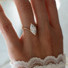 1.25CT-2.0CT Marquise Cut Moissanite Unique Engagement Ring