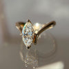 1.25CT-2.0CT Marquise Cut Moissanite Unique Engagement Ring