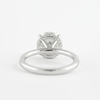 1.53 Ct Round  Solitaire Moissanite Diamond Engagement Ring