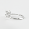 1.80CT Cushion Cut Moissanite Hidden Halo Engagement Ring