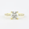 1.20CT Cushion Cut Solitaire Moissanite Engagement Ring