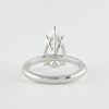 2.48 Ct Pear Solitaire Moissanite Diamond Engagement Ring