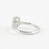 1.91CT Oval Cut Moissanite Hidden Halo Pave Setting Engagement Ring