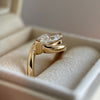 1.0CT-2.0CT Marquise Cut Moissanite Unique Diamond Engagement Ring