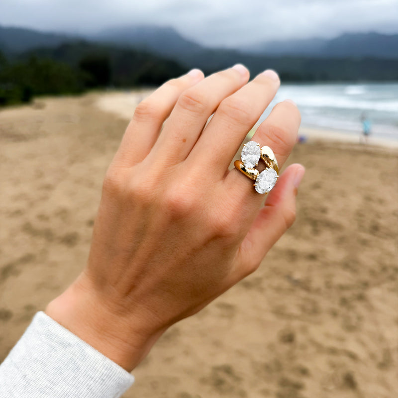 Bigger, Bolder, Better: 6.0 Carat Double Wrap Oval Ring