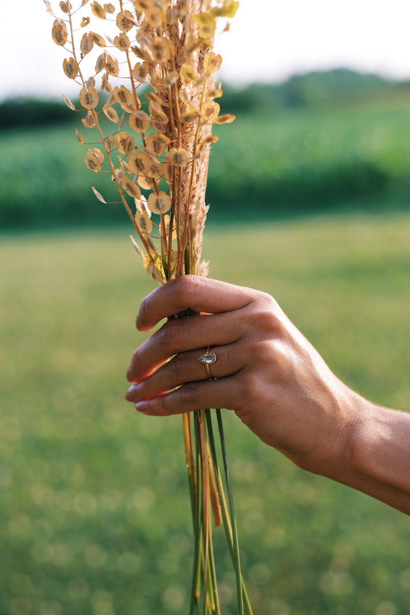 0.80CT Pear Cut Moissanite Bezel Style Engagement Ring