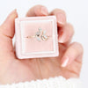 0.6CT Marquis Cut Floral Art Deco Style Moissanite Engagement Ring