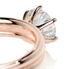 1.6 Carat Round Solitaire Diamond Moissanite Bridal Wedding Ring set