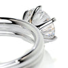 1.6 Carat Round Solitaire Diamond Moissanite Bridal Wedding Ring set