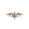 1.10 CaratRound Solitaire Moissanite Engagement Ring