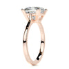 2.0 Carat Princess Cut Moissanite Solitaire Engagement Ring