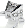 2.0 Carat Princess Cut Moissanite Solitaire Engagement Ring