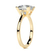 2.0 Carat Princess Cut Moissanite Solitaire Engagement Ring