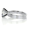 2.0ct Round Solitaire Moissanite Broad shank Engagement Ring