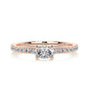 0.65 Carat Marquise East-West Mounting Moissanite Wedding Band
