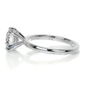 1.90 Carat Round Moissanite Hidden Halo Dainty Engagement Ring