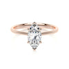 1.00 ct Marquise Solitaire Moissanite Engagement Ring