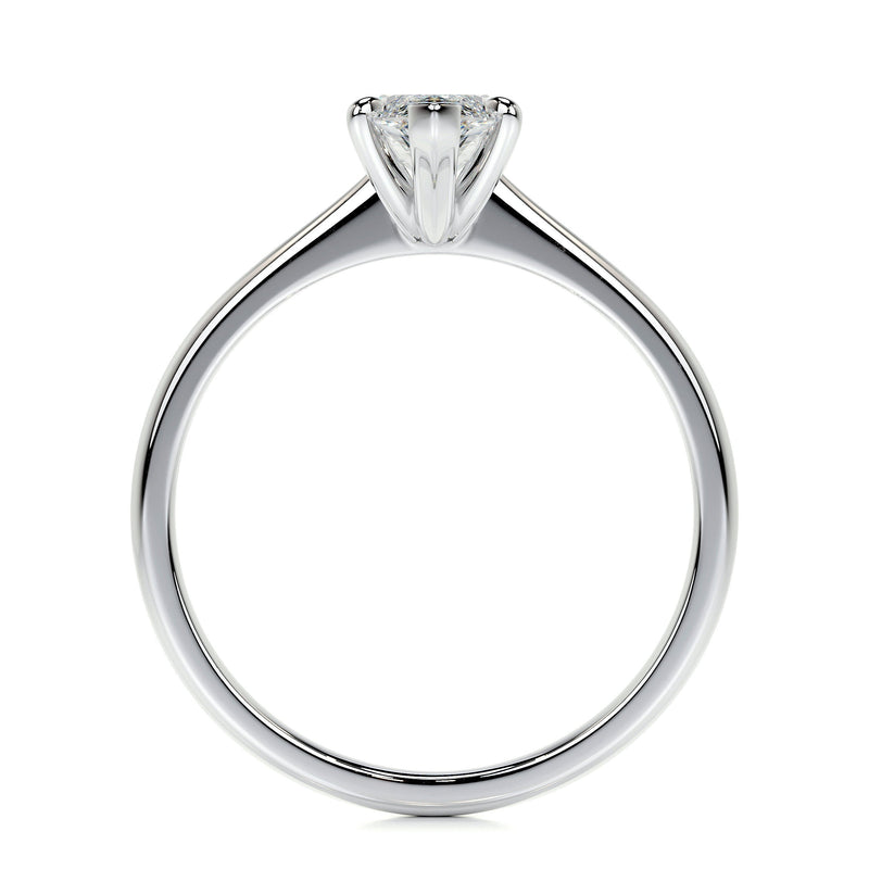 1.00 ct Marquise Solitaire Moissanite Engagement Ring