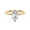1.00 ct Marquise Solitaire Moissanite Engagement Ring