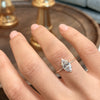 1.00 ct Marquise Solitaire Moissanite Engagement Ring