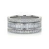 Full Eternity Round Baguette Wedding Band